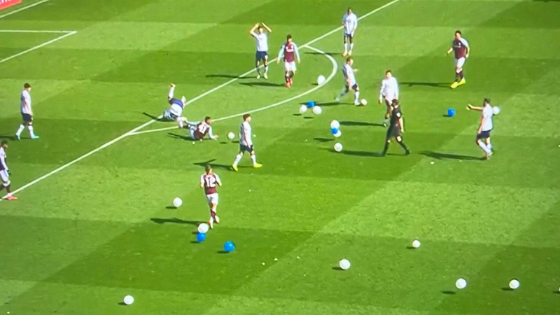 Aston Villa fans make controversial claim about Preston North End during chaotic start to FA Cup clash