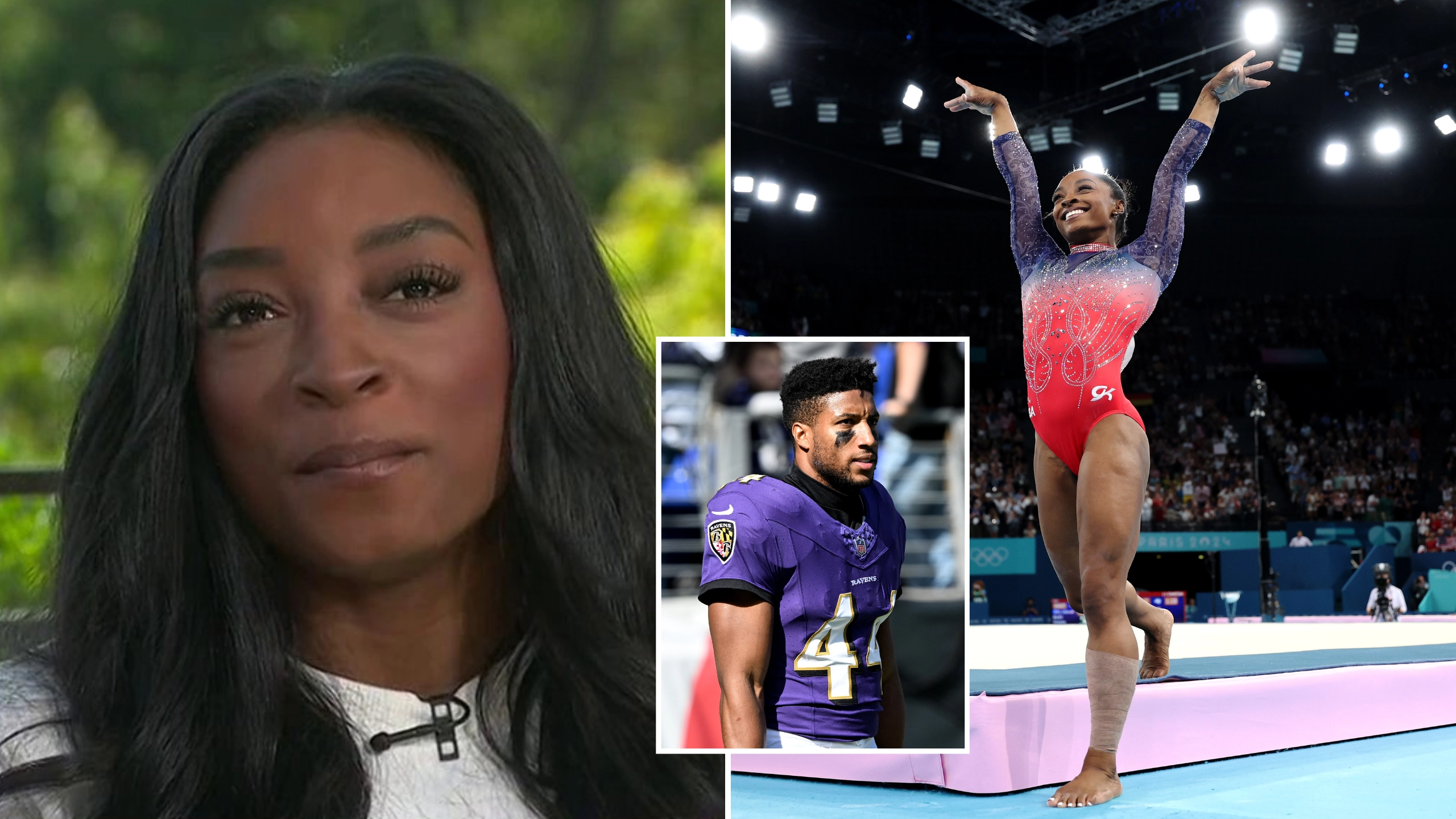 Simone Biles hits back at NFL player Marlon Humphrey over claims she made 'disgusting' gesture after losing out on Olympic gold 