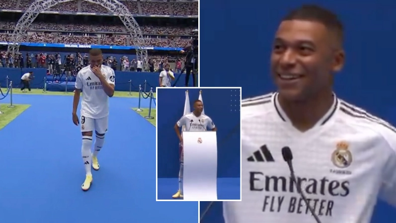 Kylian Mbappe's first words after being unveiled as Real Madrid player in spectacular fashion reveal true feelings on PSG exit