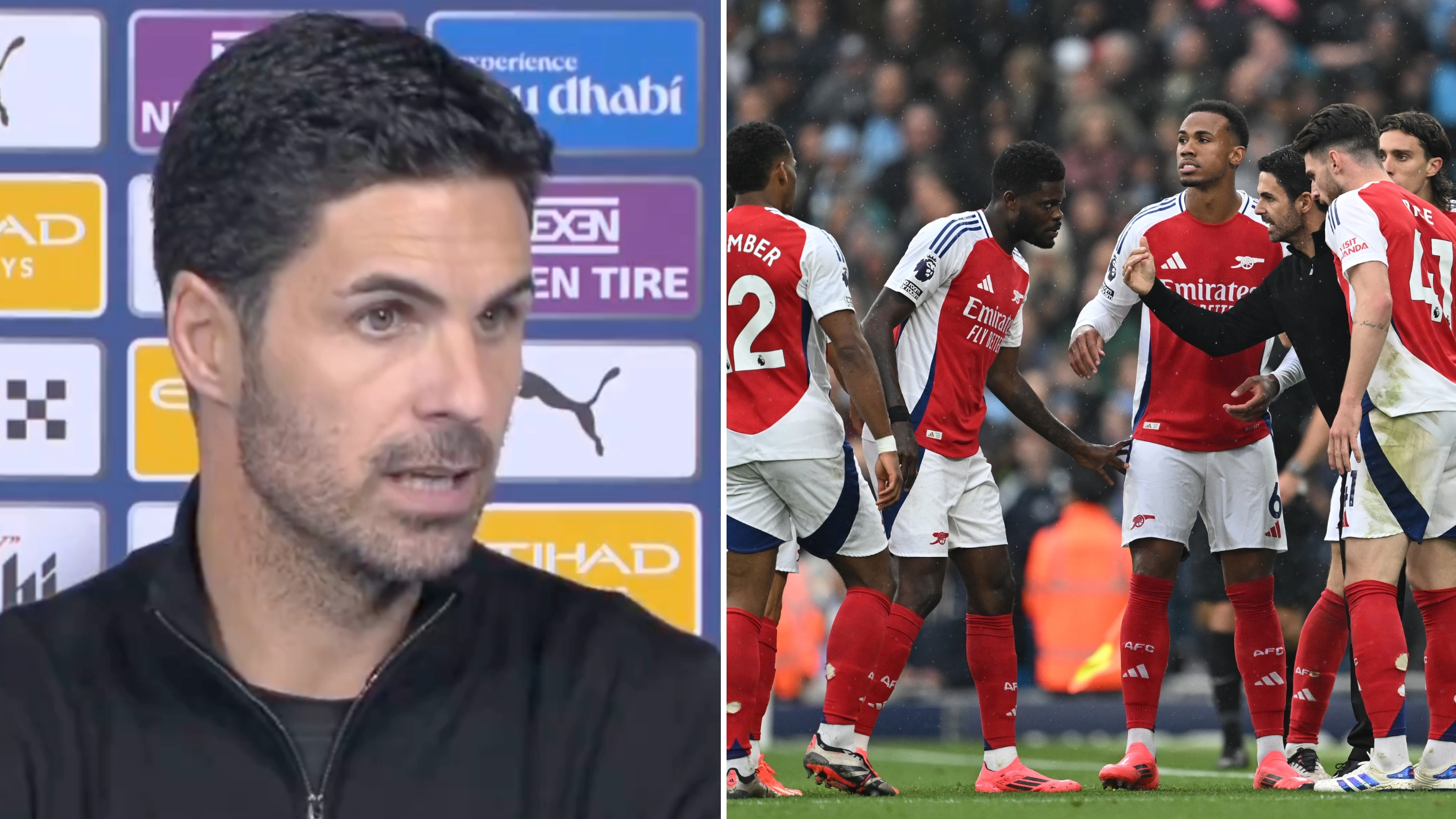 Mikel Arteta reveals the Arsenal player who insisted on playing in Man City draw despite having an injury