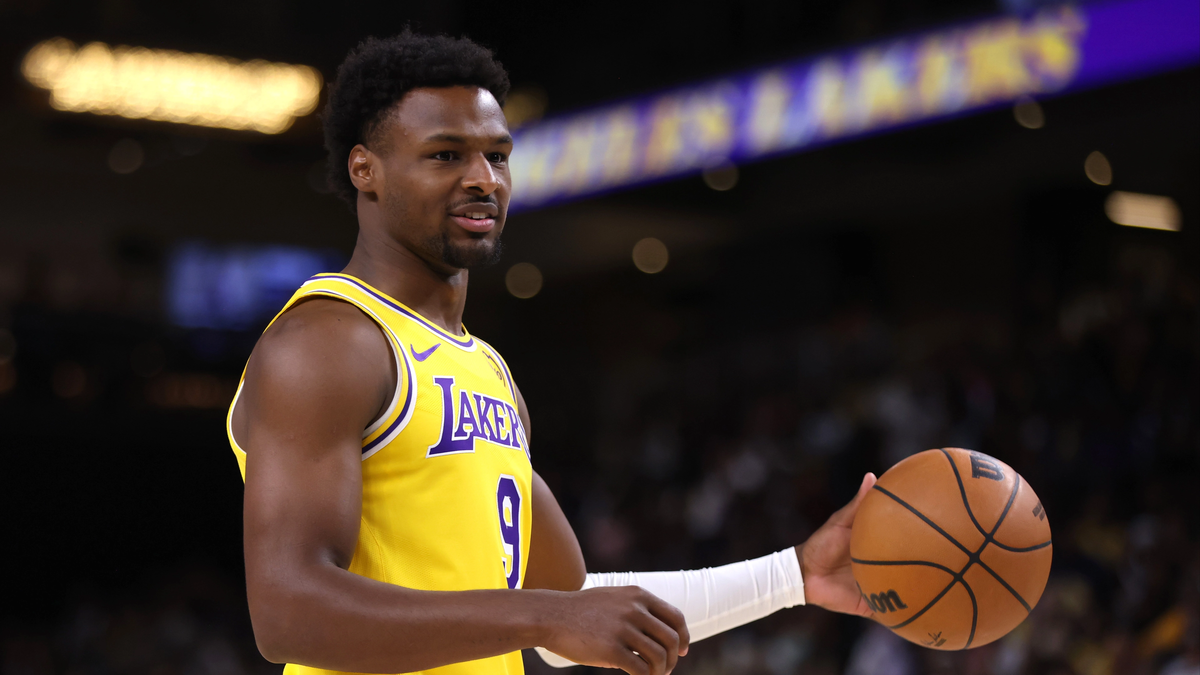 Bronny James Stats Emerge after Lakers Lose to Warriors and Look Like a Typo