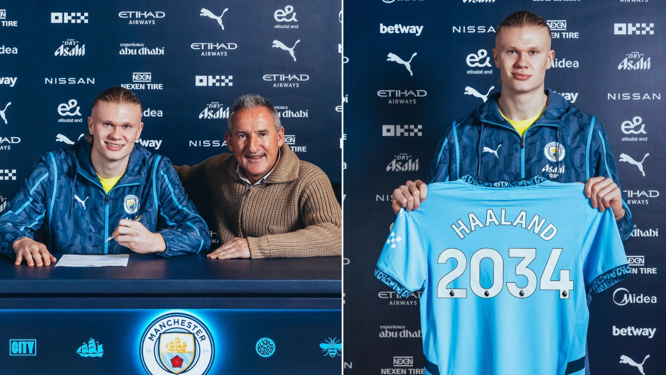 Erling Haaland's transfer value disclosed by his agent as Man City striker signs record-breaking deal