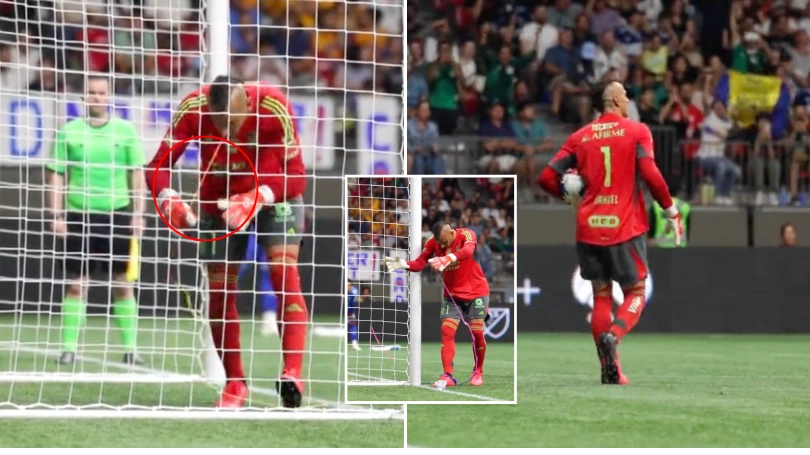 Tigres goalkeeper Nahuel Guzman performs insane magic trick to distract penalty taker and it worked