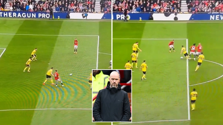 Viral footage of Man Utd players during Burnley draw sums up worrying decline this season