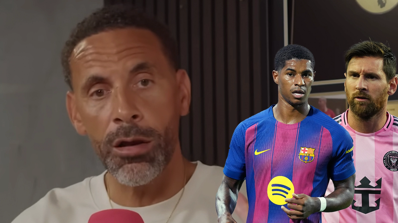 Rio Ferdinand snubs Lionel Messi when naming shock Barcelona legend Marcus Rashford should model himself on