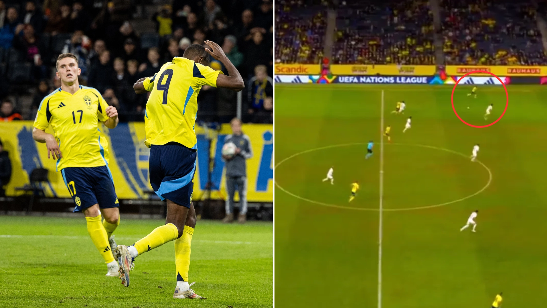 Alexander Isak denied goal by 'worst offside decision ever seen' as fans left baffled by VAR error