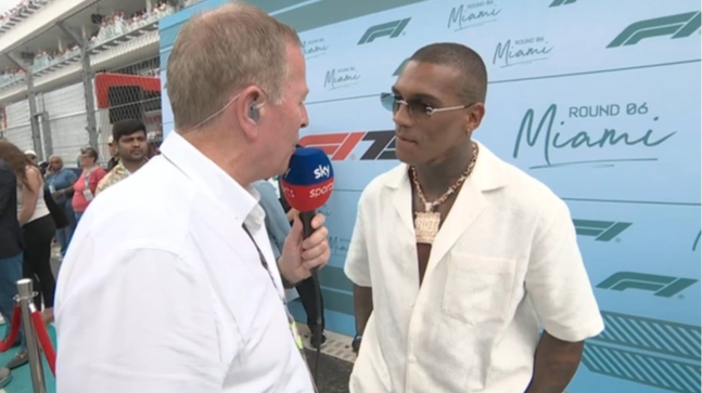 Martin Brundle makes awkward blunder when speaking to Conor Benn during Miami Grand Prix gridwalk