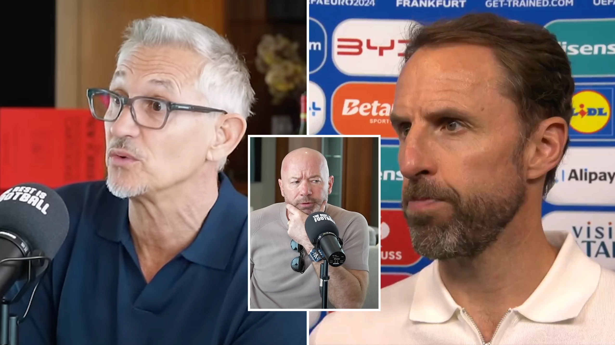 Alan Shearer and Gary Lineker didn’t hold back when reacting to Gareth Southgate’s ‘bizarre’ Kalvin Phillips comments
