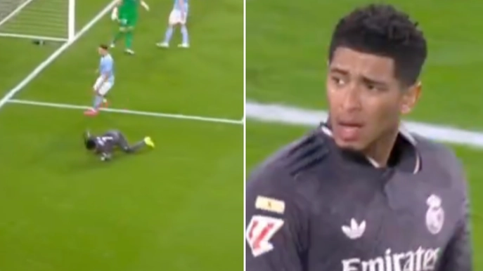Fans spot heated moment between Jude Bellingham and Vinicius Jr during Real Madrid vs Celta Vigo 