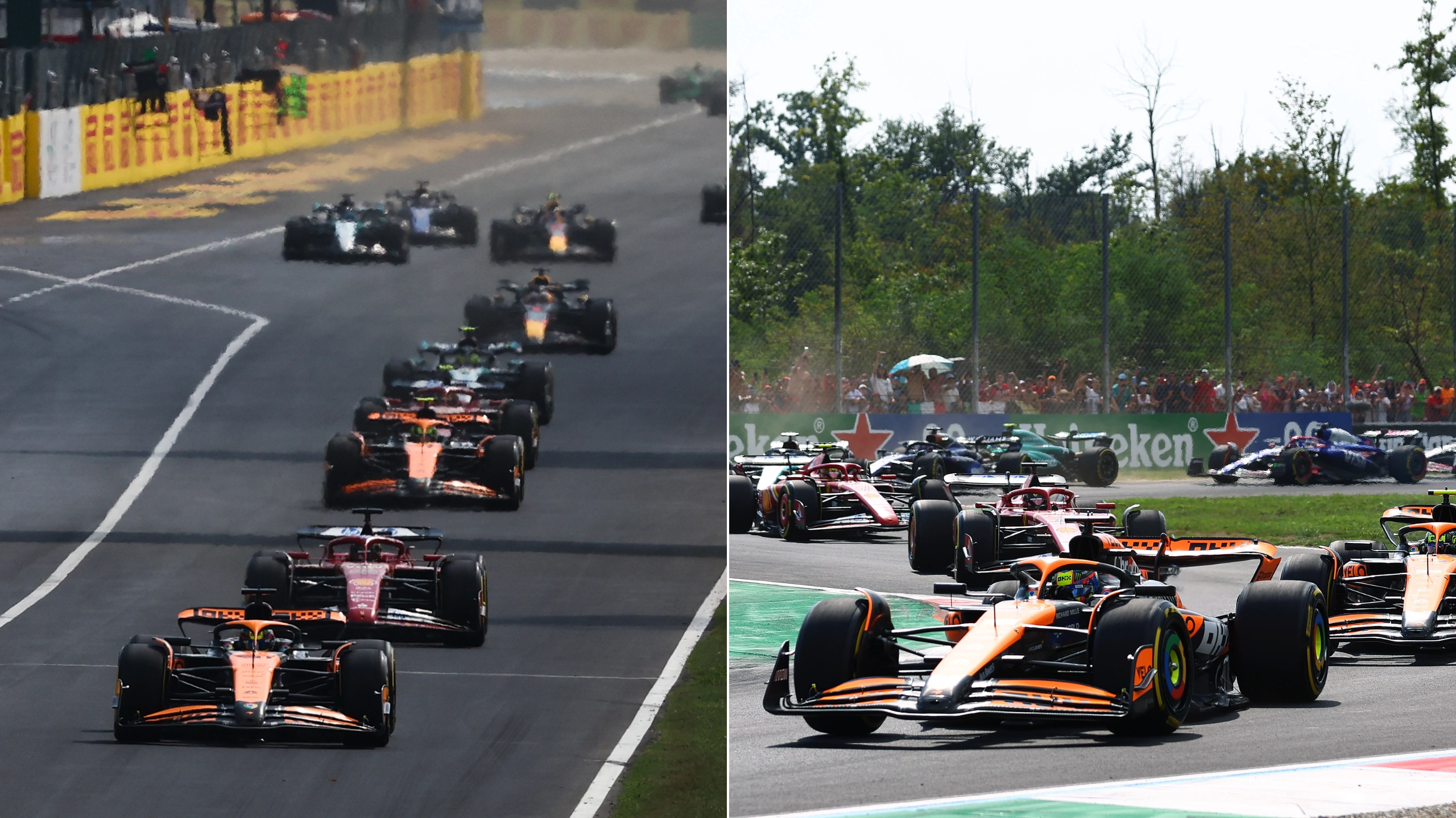 Red Bull and Ferrari 'lodge complaint' to the FIA over 'suspicious' feature on McLaren car after Italian GP