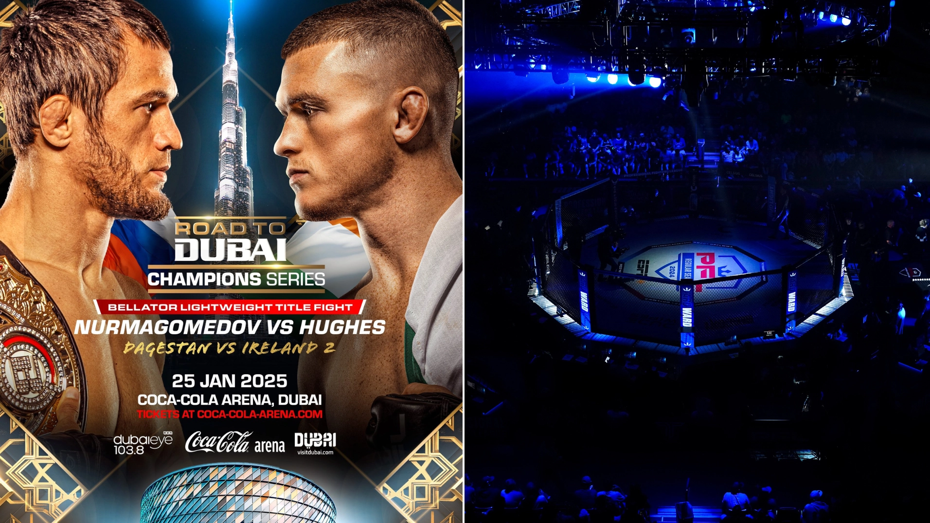 Blockbuster heavyweight clash to serve as co-main event for PFL Dubai super-card headlined by Usman Nurmagomedov vs Paul Hughes