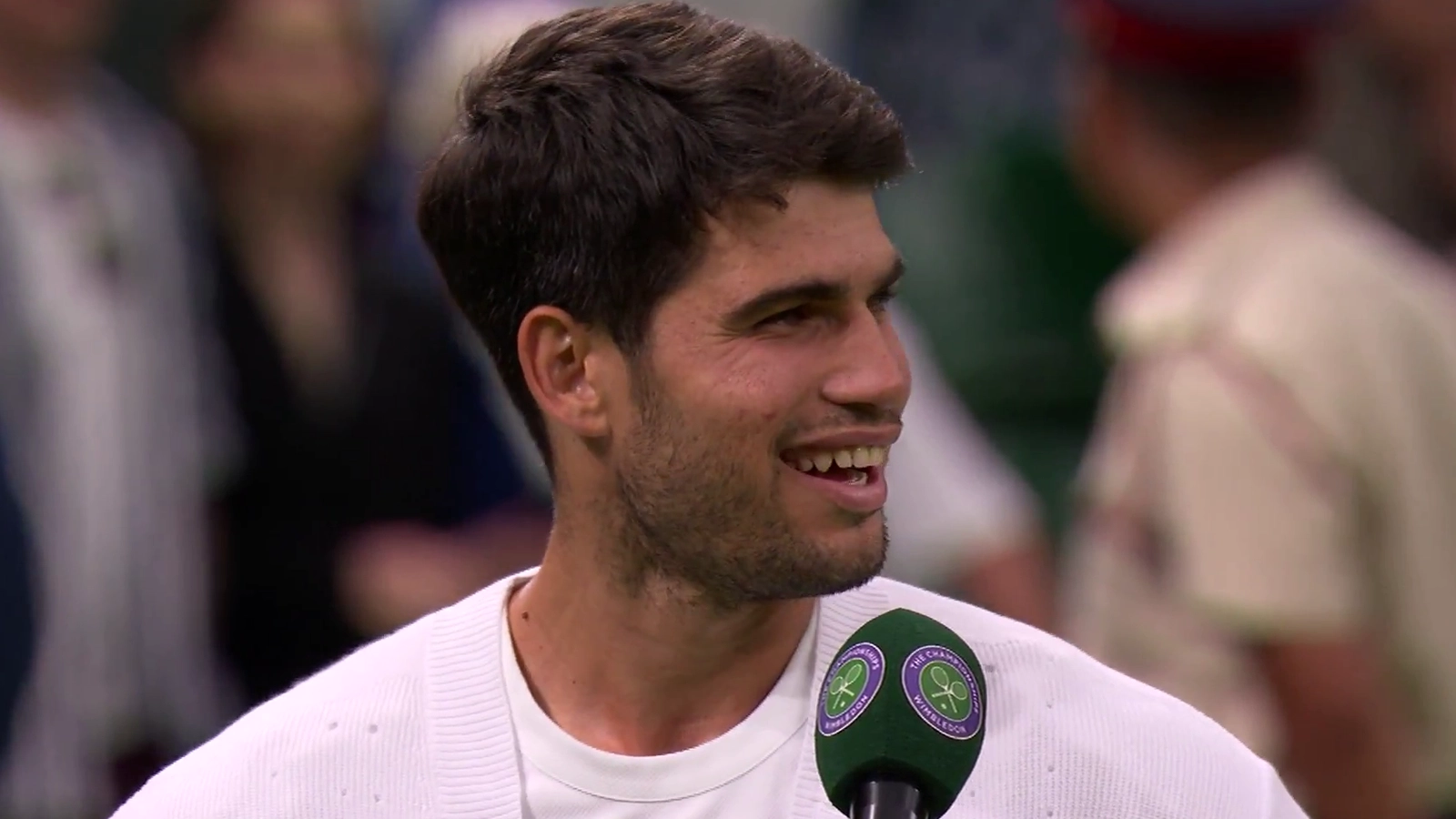 Carlos Alcaraz had the whole of Wimbledon laughing with response to question about Andy Murray