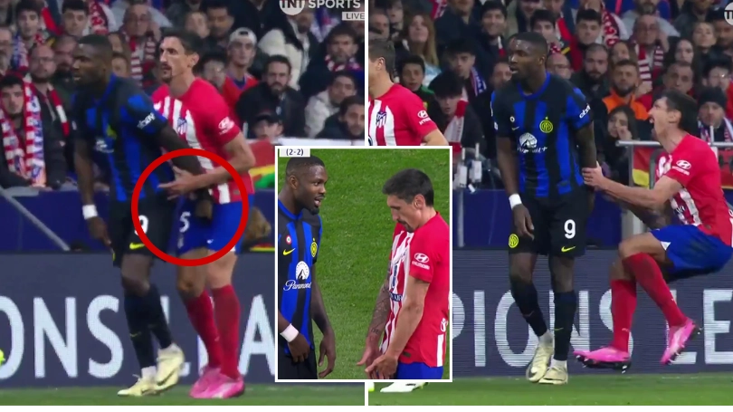 Marcus Thuram 'grabbed' Stefan Savic by the balls and VAR did absolutely nothing about it