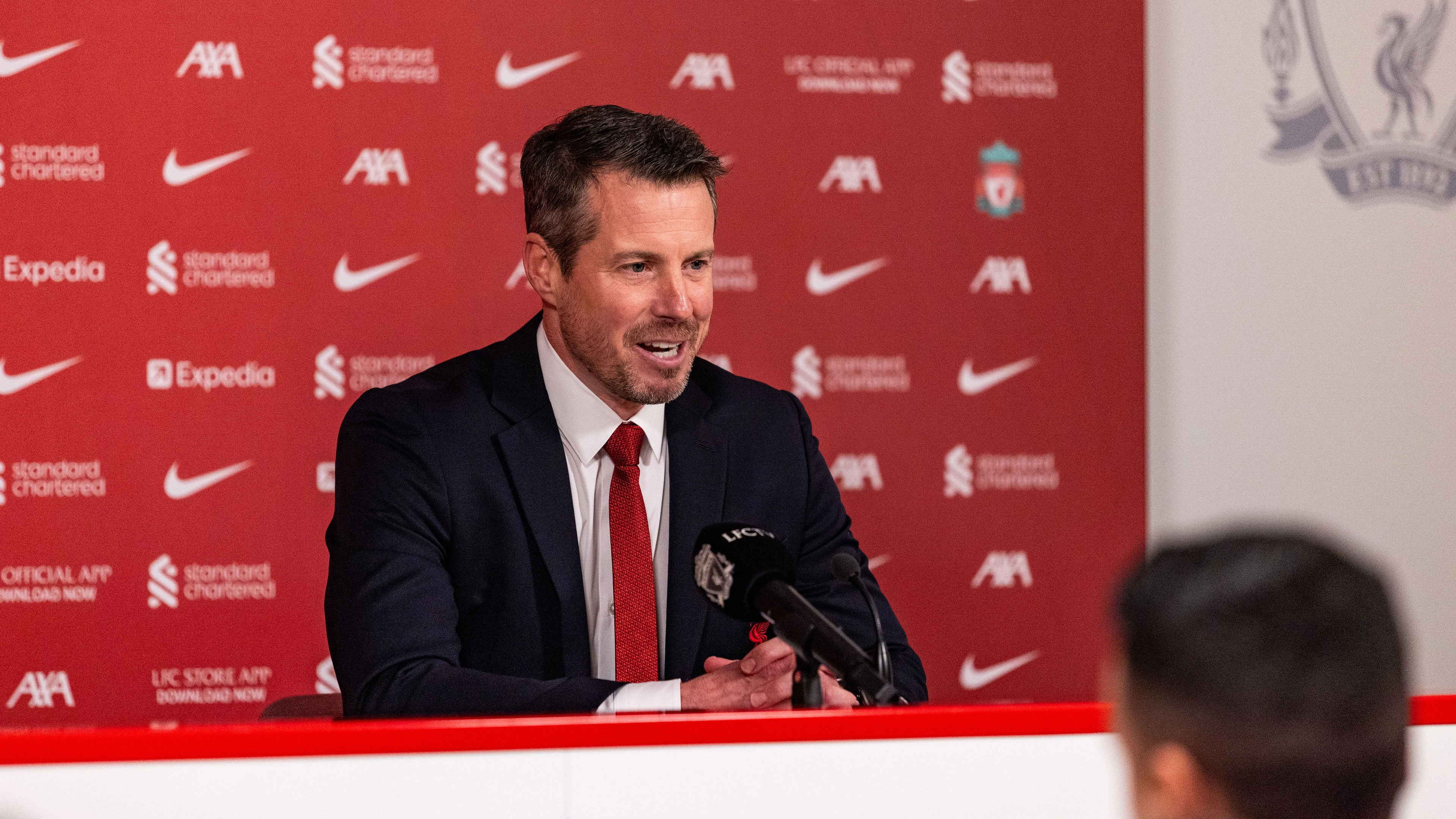 Liverpool fans furious after CEO's reaction to Anfield protest caught in broadcast