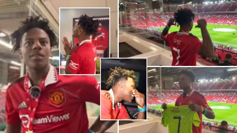 YouTuber IShowSpeed goes to Man Utd game, but idol Cristiano Ronaldo isn't even playing!