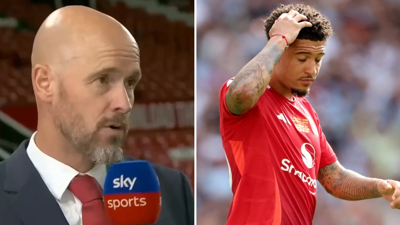 Fans think Jadon Sancho's Manchester United career is over after Erik ten Hag's post-match comments