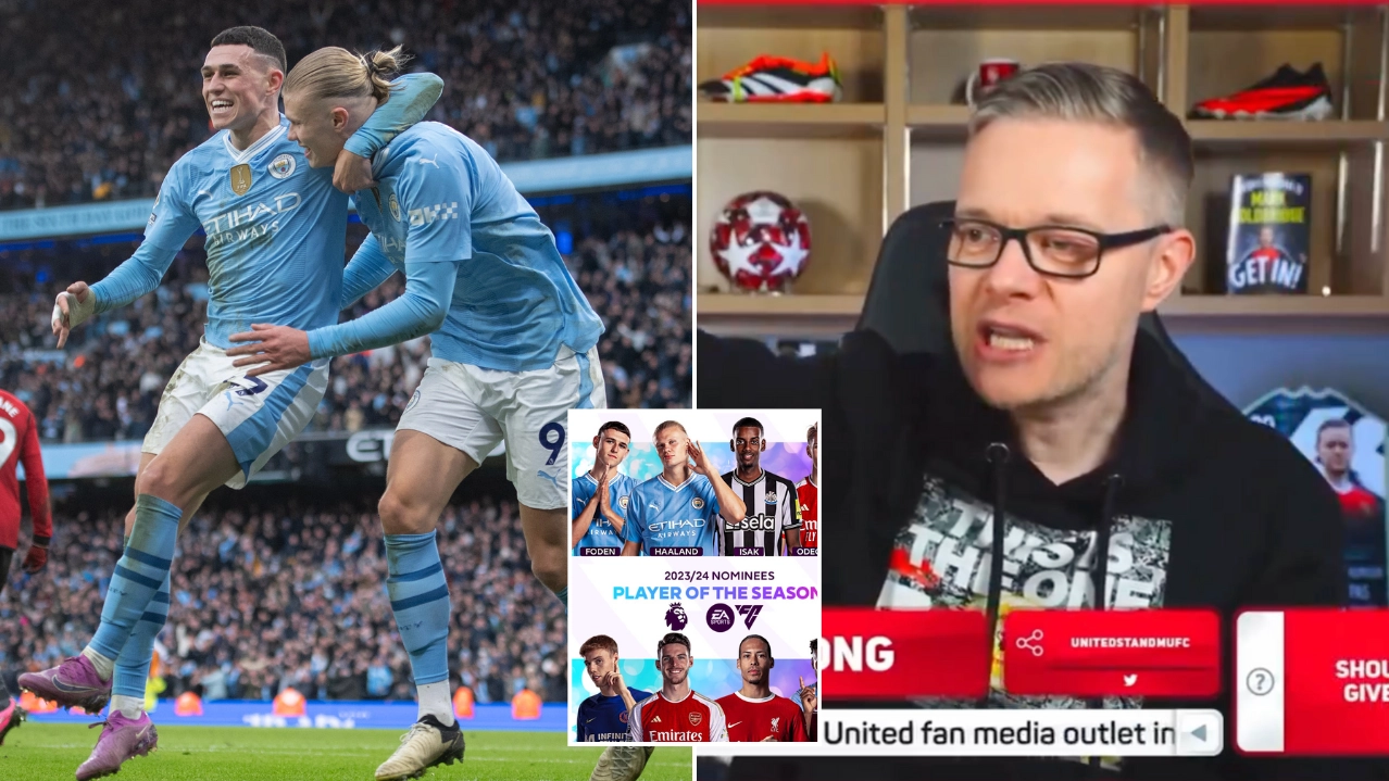 Mark Goldbridge has bizarre Man City conspiracy theory about Premier League POTS nomination announcement