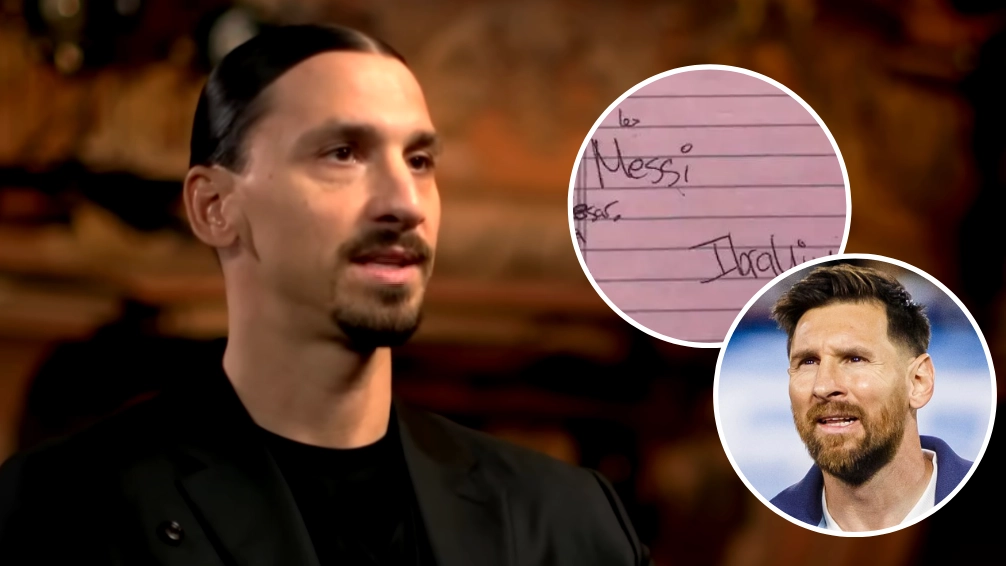 Zlatan Ibrahimovic picked Lionel Messi in outrageous 'dream' XI of ex-teammates as image of team 'leaked