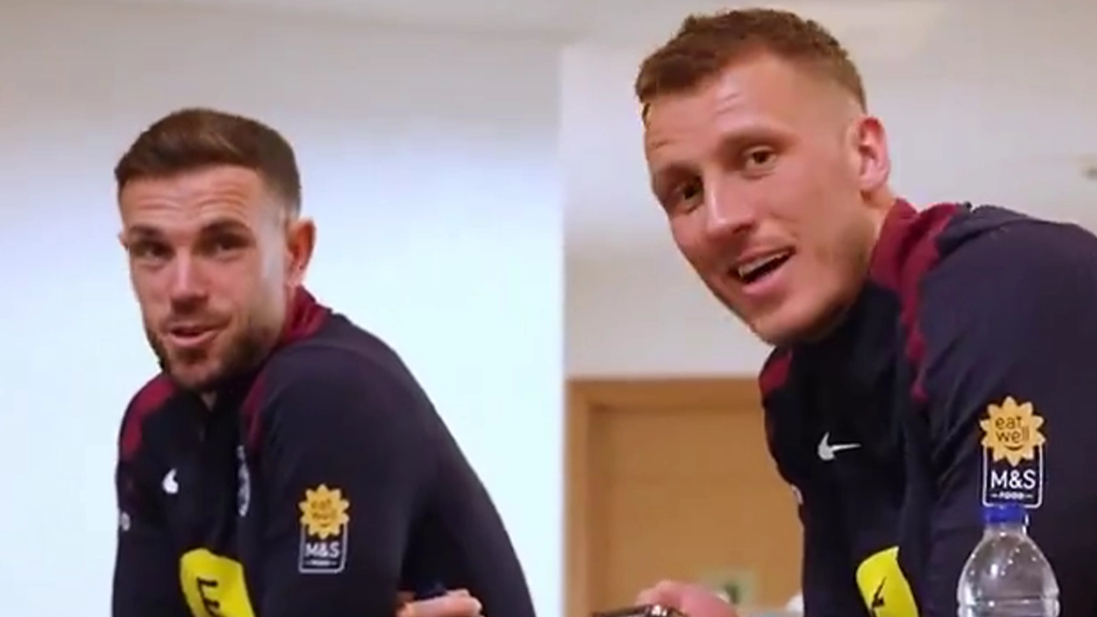 Liverpool fans call out Jordan Henderson as clip with Dan Burn emerges from England camp