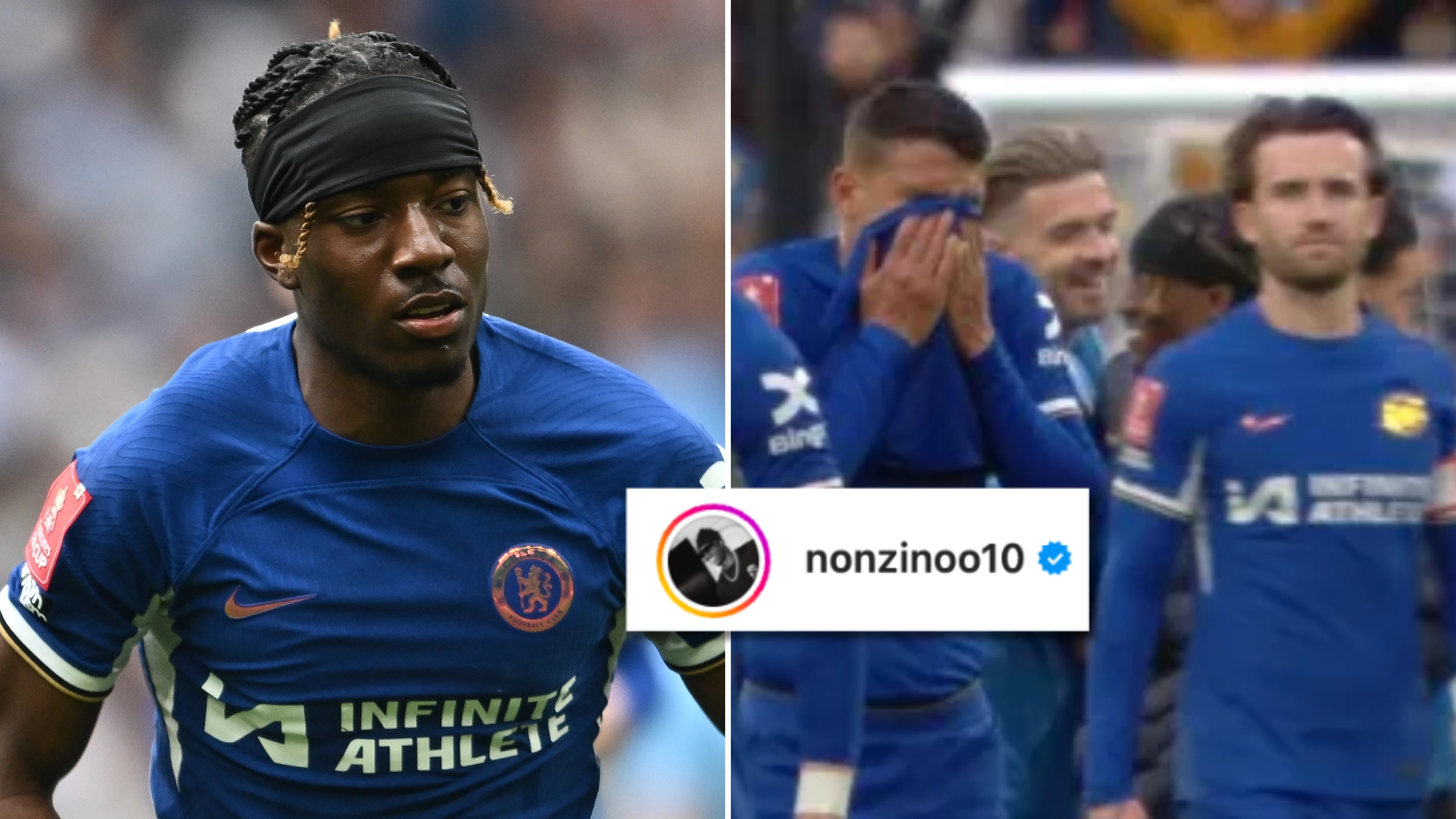 Noni Madueke breaks his silence after 'laughing' about Chelsea's FA Cup semi-final defeat