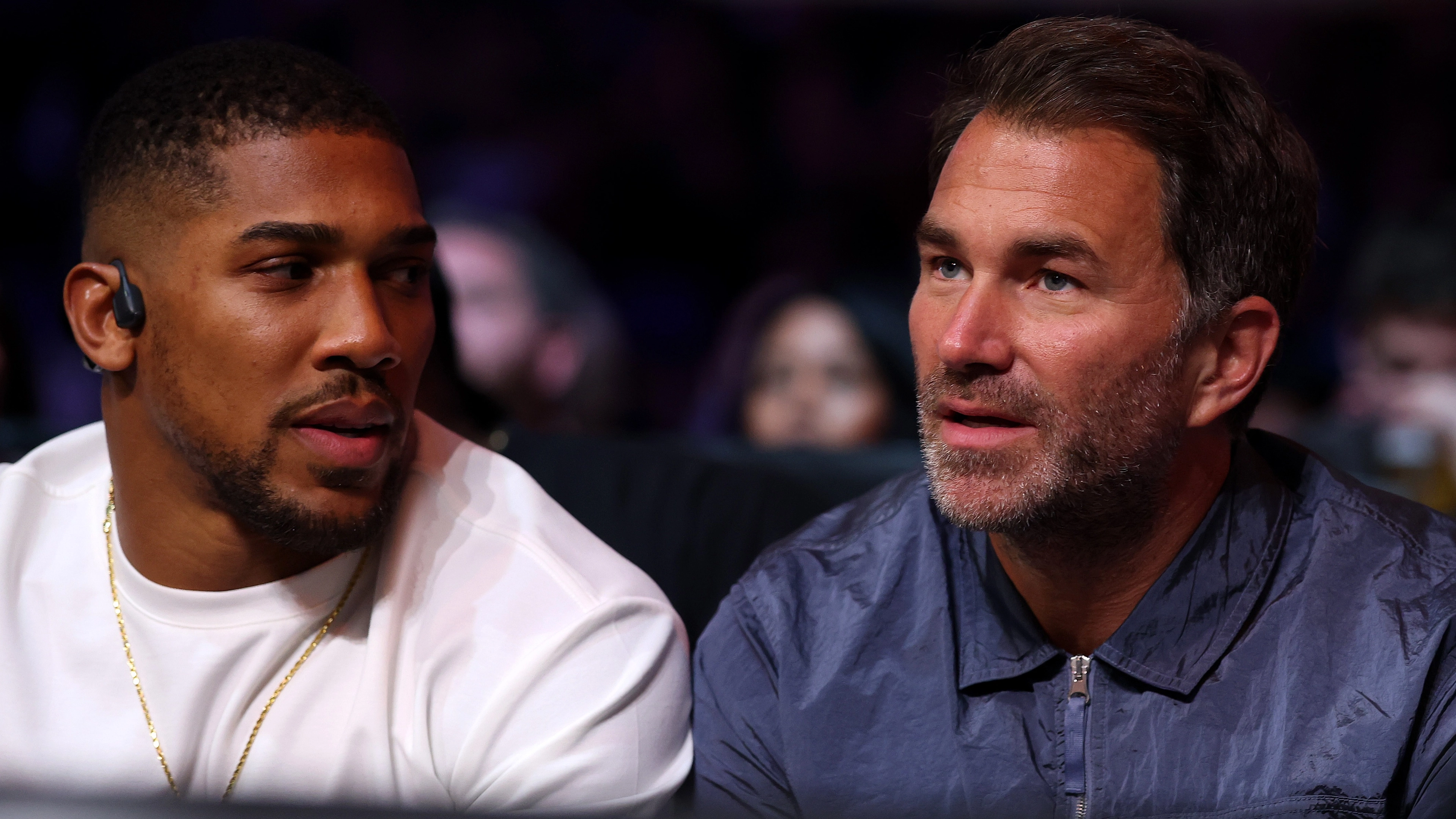 Eddie Hearn drops bombshell Anthony Joshua vs Tyson Fury update after face-off