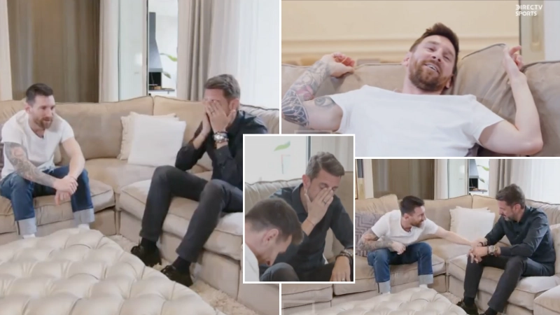 Lionel Messi was taken aback when journalist burst into tears during interview, he's so humble