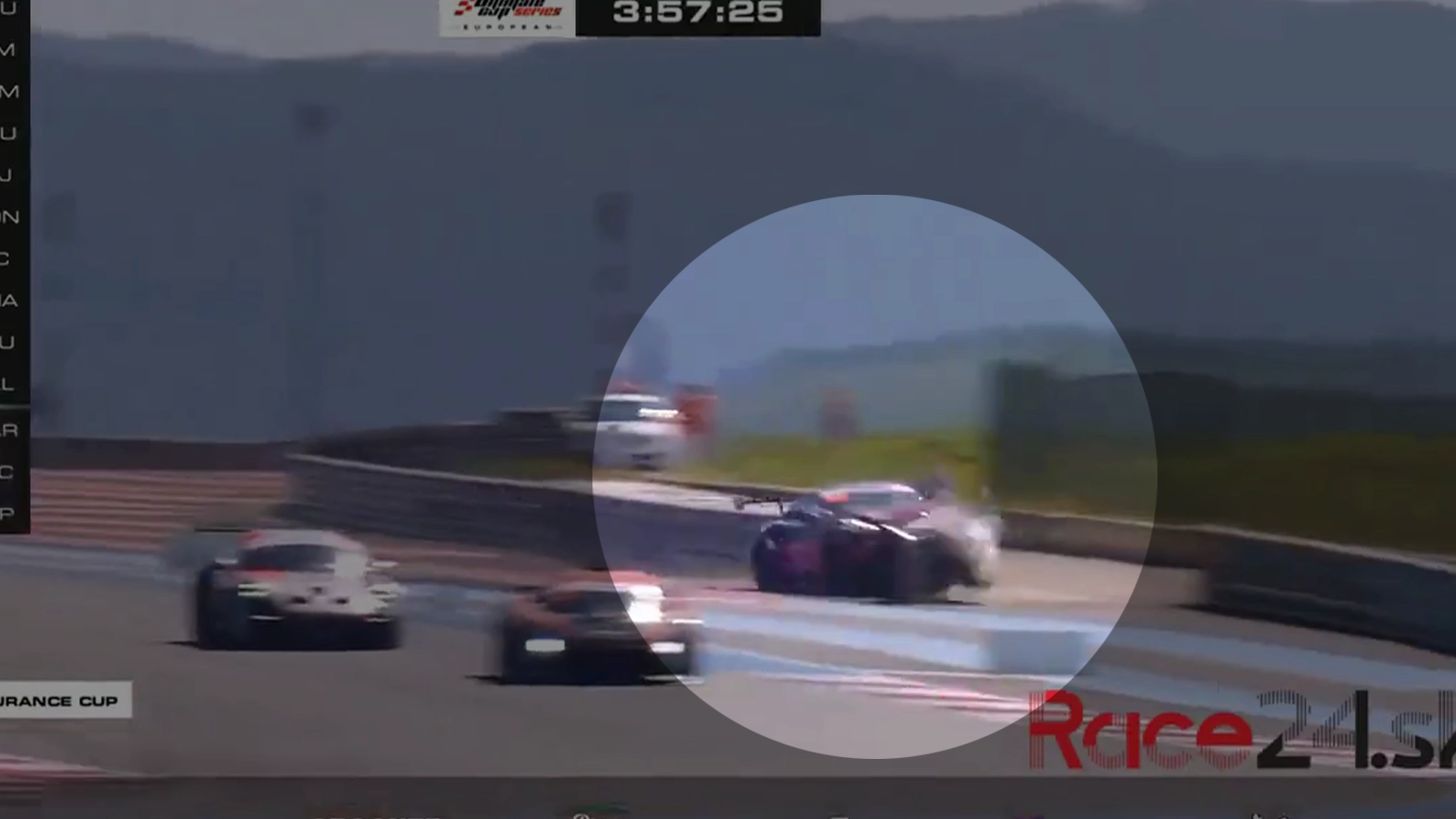Racing channel forced to cut live broadcast after driver involved in sickening crash