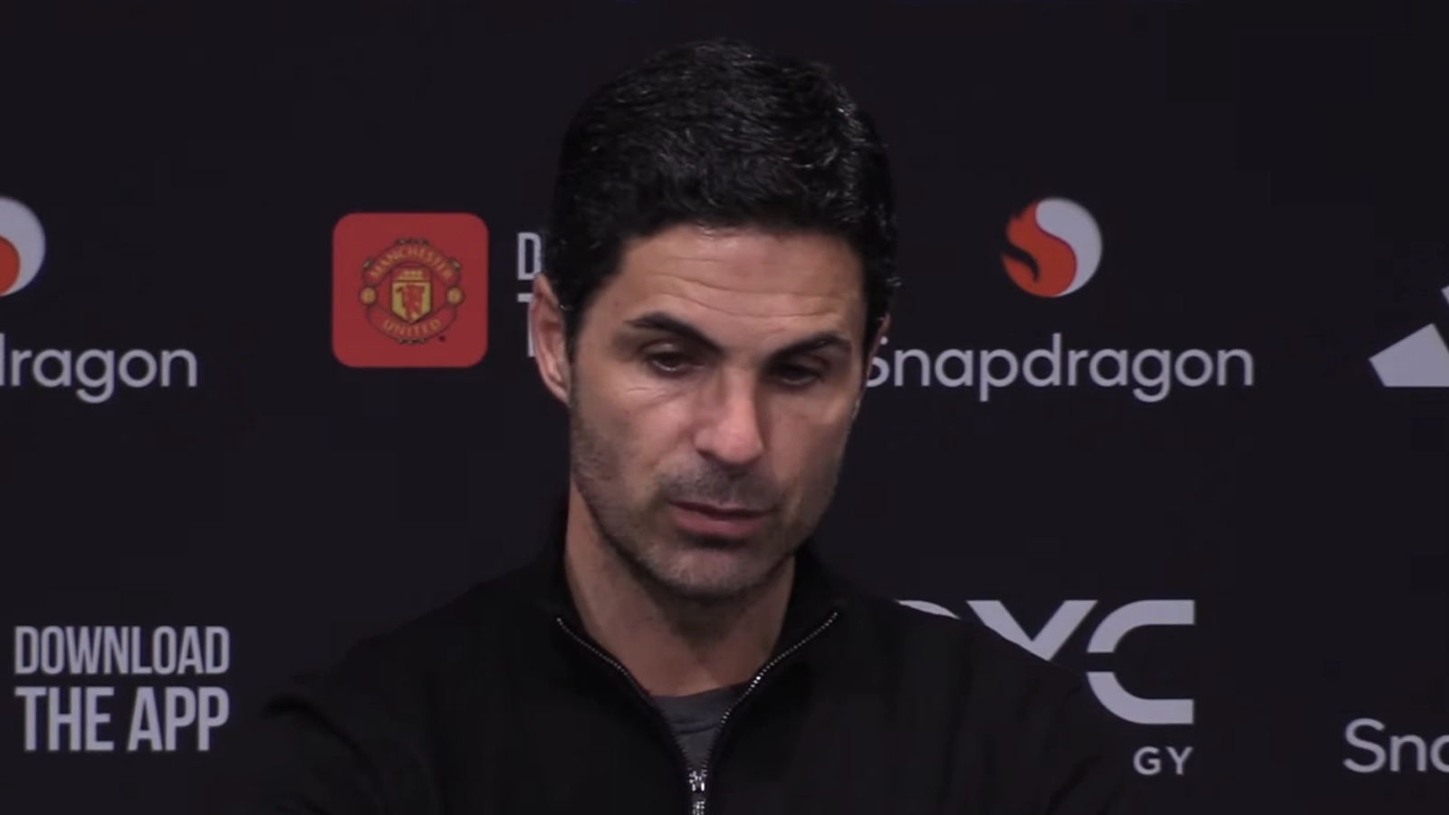 Mikel Arteta issues damning response to question that made him storm out of Sky Sports interview after Man Utd draw