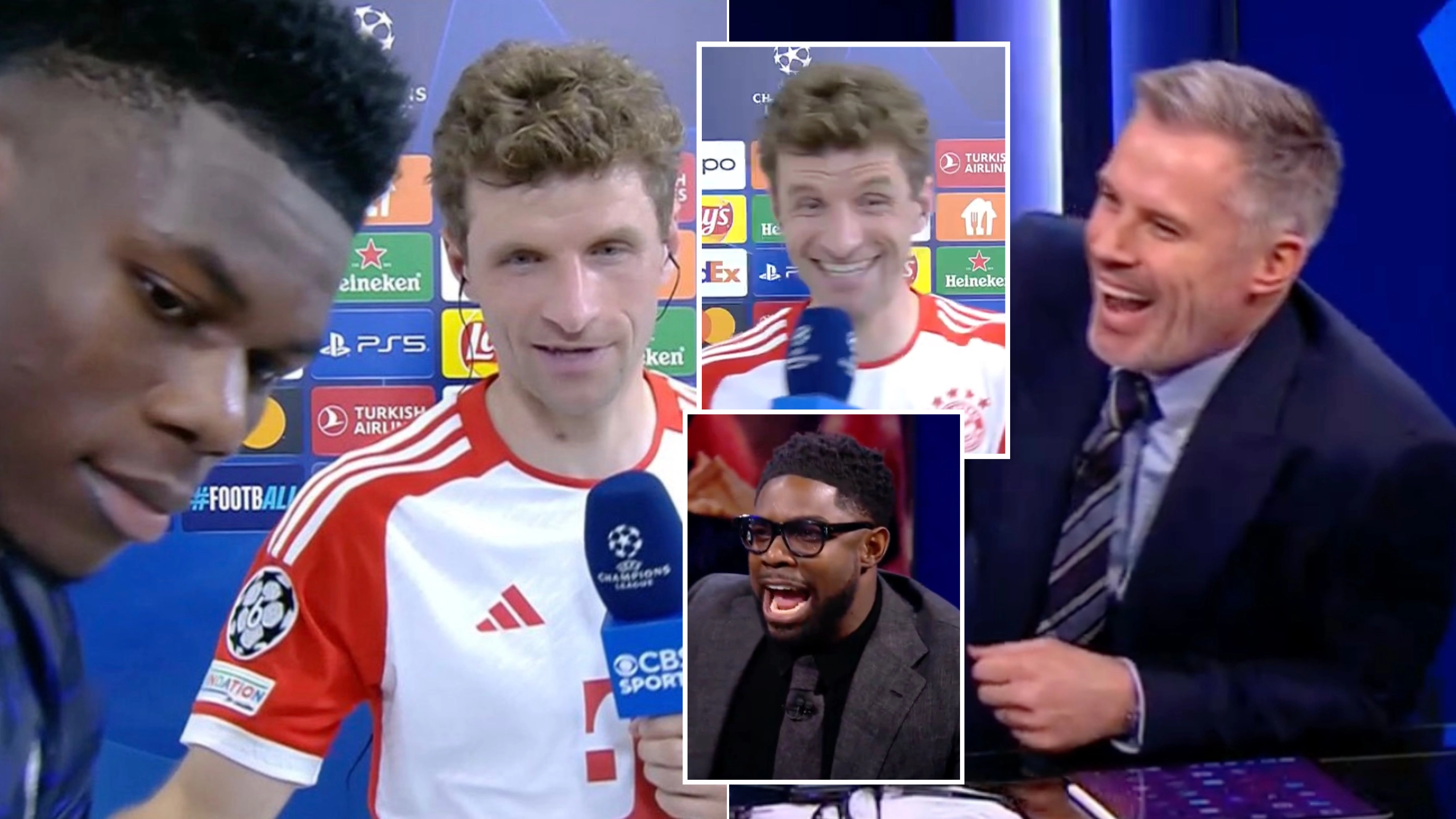 Thomas Muller’s interview with CBS after Bayern’s 2-2 draw was an all-time classic, he even got Aurelien Tchouameni involved