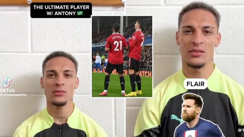 Man Utd star Antony ignores Cristiano Ronaldo in building his perfect player
