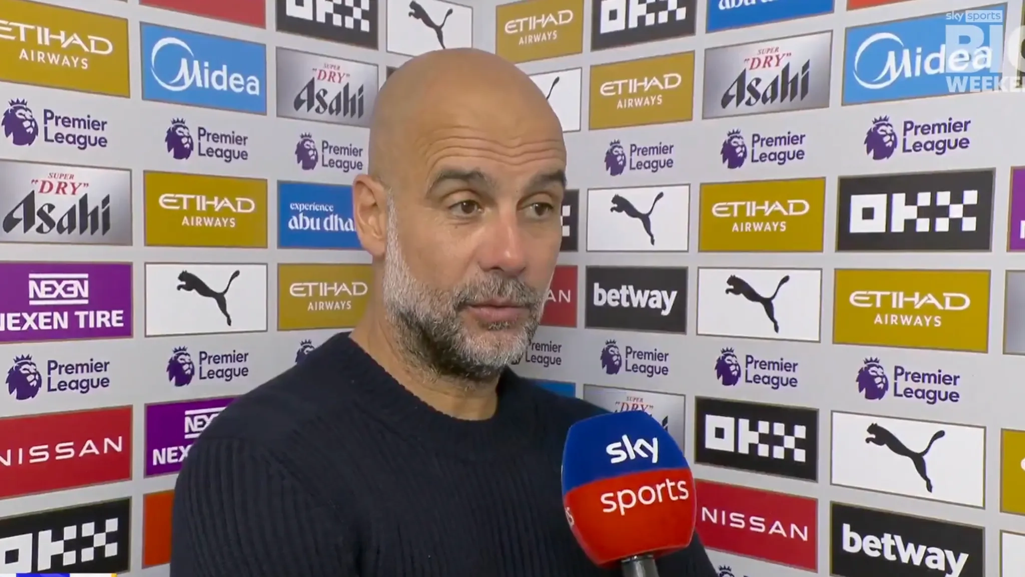 Pep Guardiola gave damning response when put on the spot by reporter who asked why the club won't offer Kevin De Bruyne a new contract