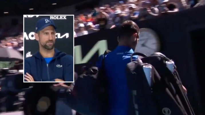 Novak Djokovic hits back after being booed off as Australian Open ended by injury woes