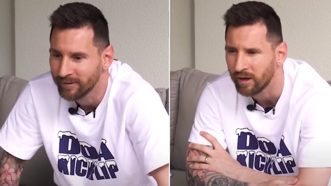 Lionel Messi didn't hesitate when naming his footballing idol and it's not Diego Maradona or Pele