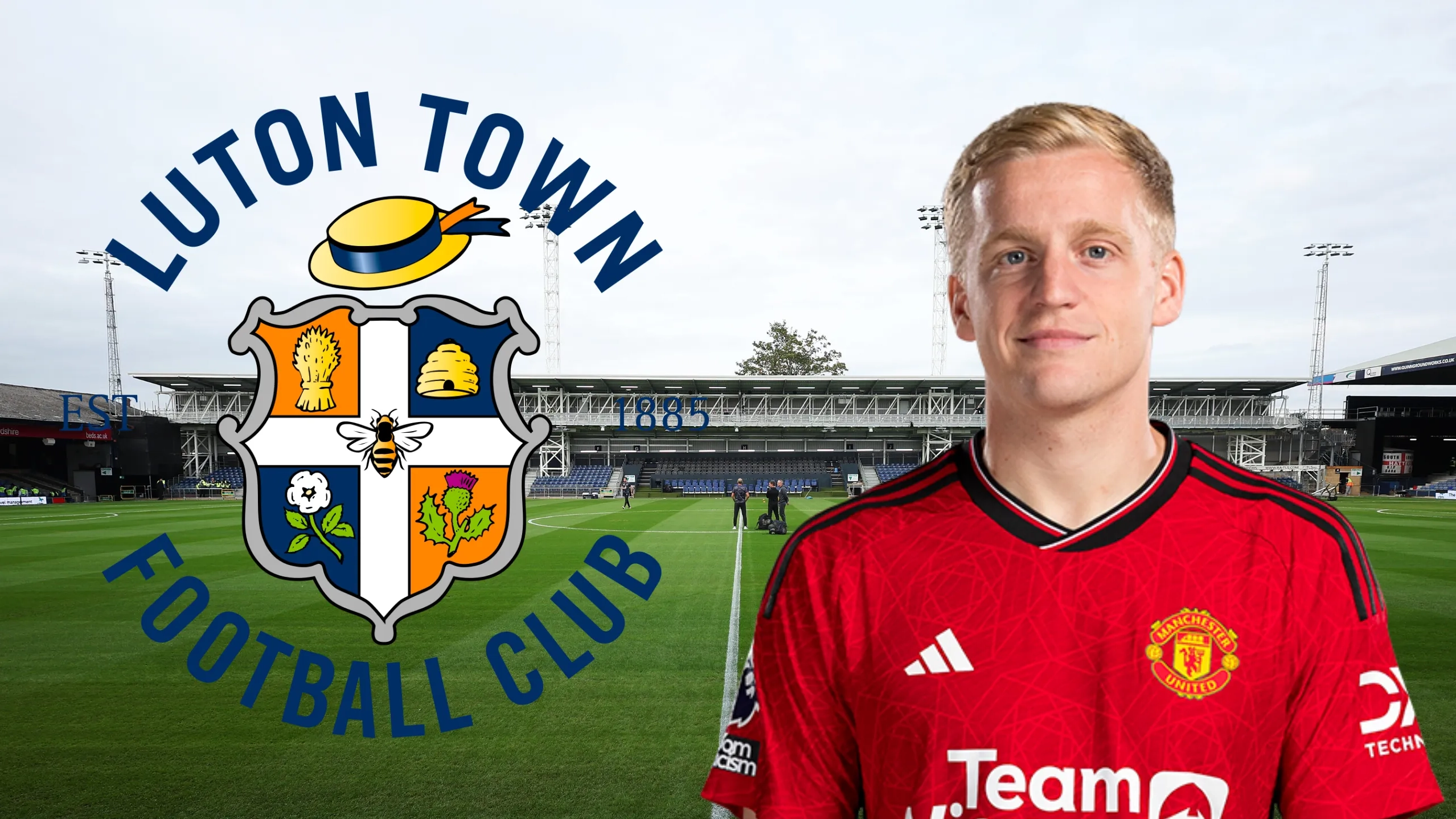 Luton are eyeing a deadline day deal to sign Donny van de Beek from Man Utd