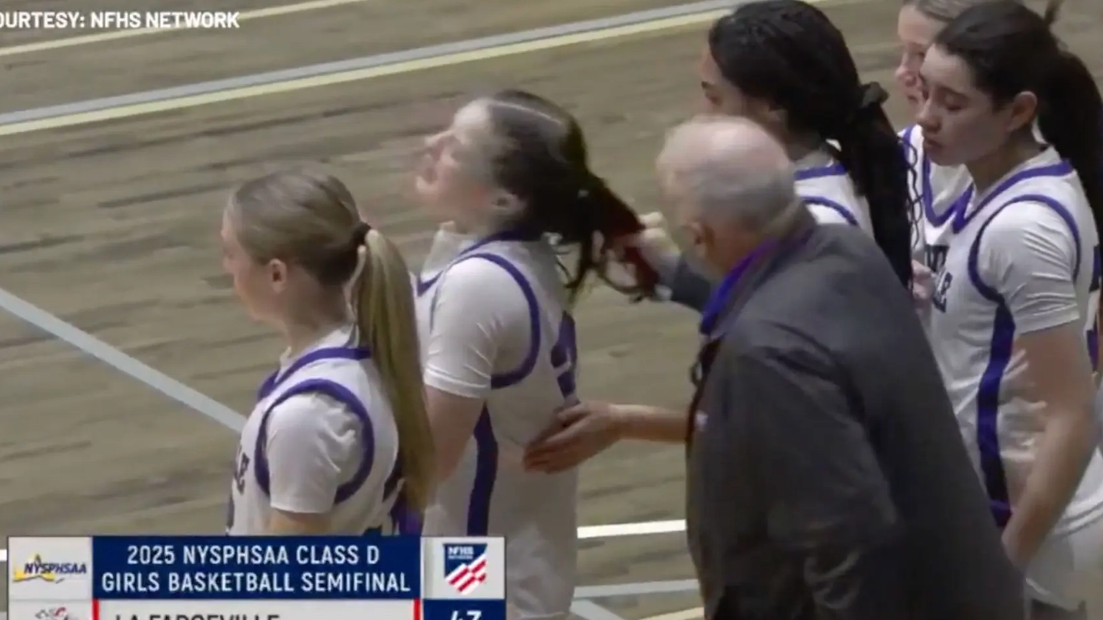 Disgraced New York high school basketball coach breaks silence after being fired for pulling player's ponytail