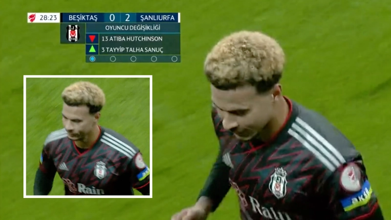 Dele Alli booed off the pitch by Besiktas fans after being replaced in 28th minute, it's sad to see