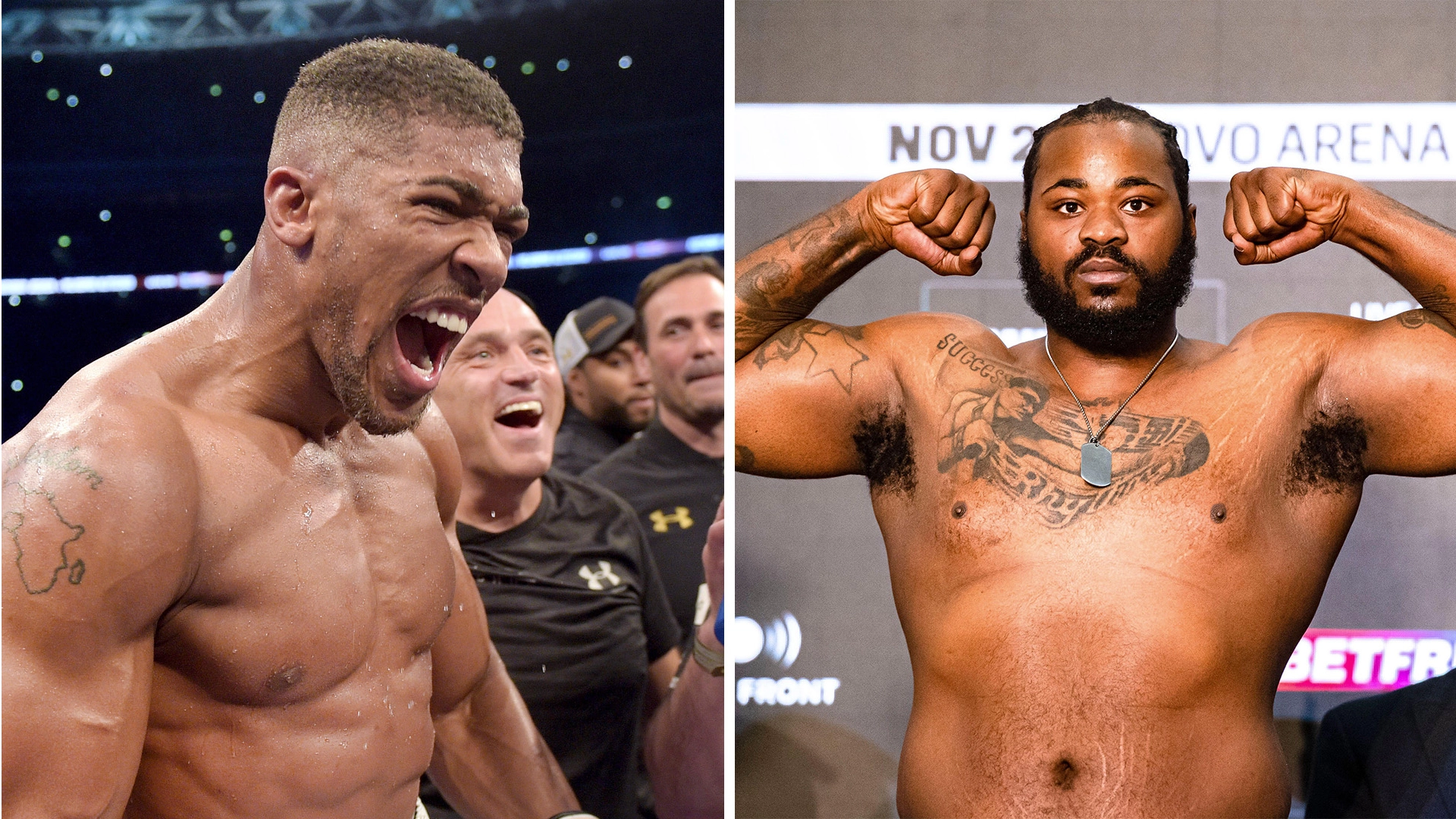 Jermaine Franklin is ‘digging himself a bigger grave’, says Anthony Joshua ahead of Saturday’s fight at 02 Arena