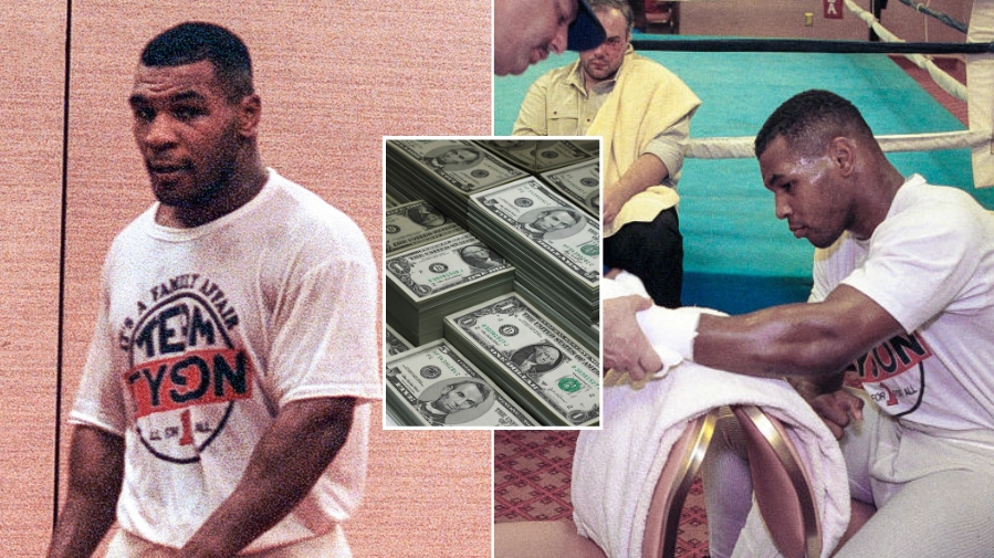 The incredible amount Mike Tyson was paid for his first ever pro fight as stunning payslip revealed