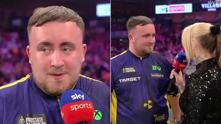 Luke Littler makes incredible admission after beating Nathan Aspinall to reach the World Darts Championships semi-final