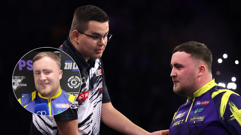 Luke Littler finally breaks silence on heated Gian van Veen incident with his version of events