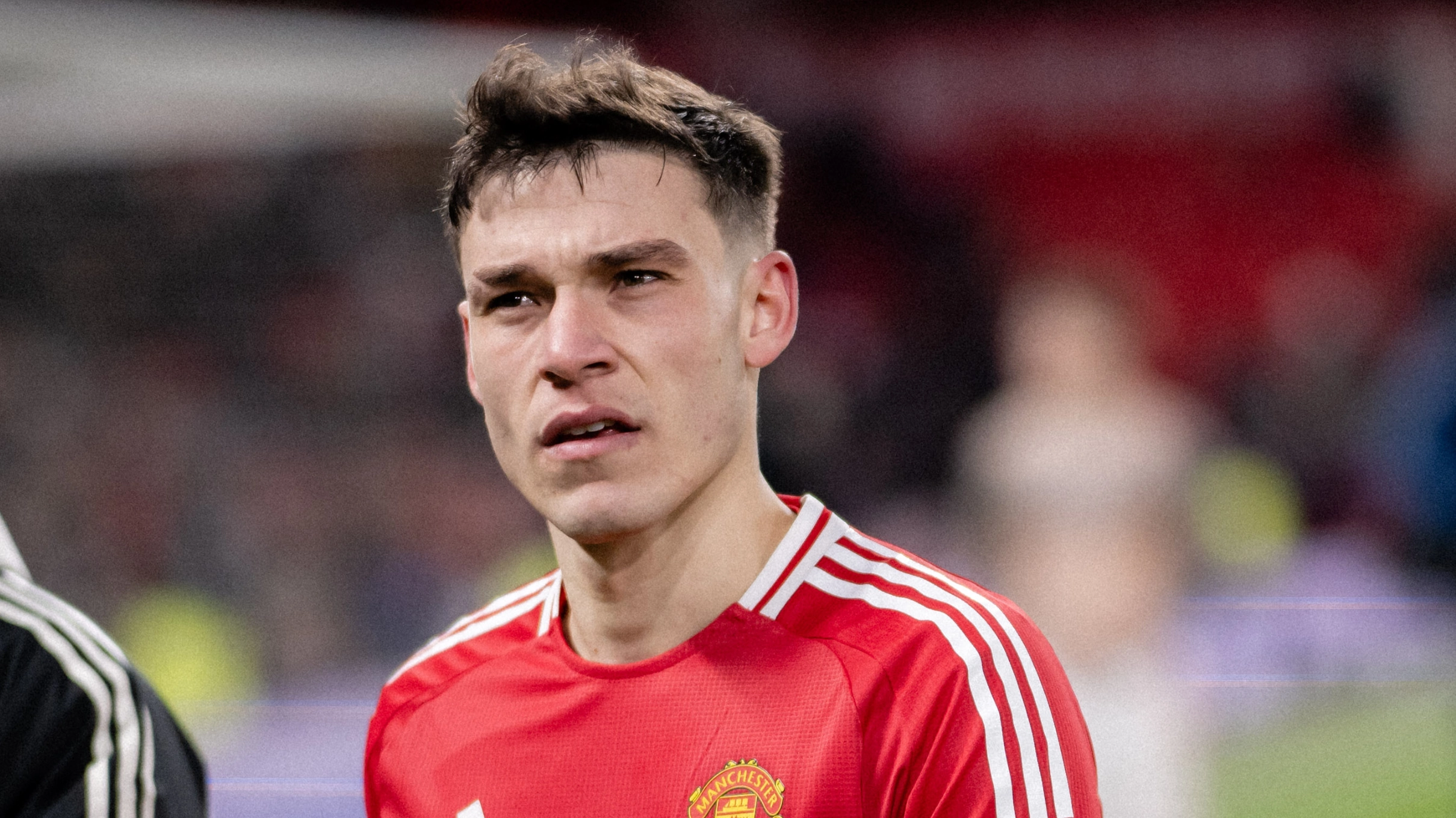 How Manuel Ugarte reacted in Old Trafford dressing room after Man Utd's late win over Leicester speaks volumes