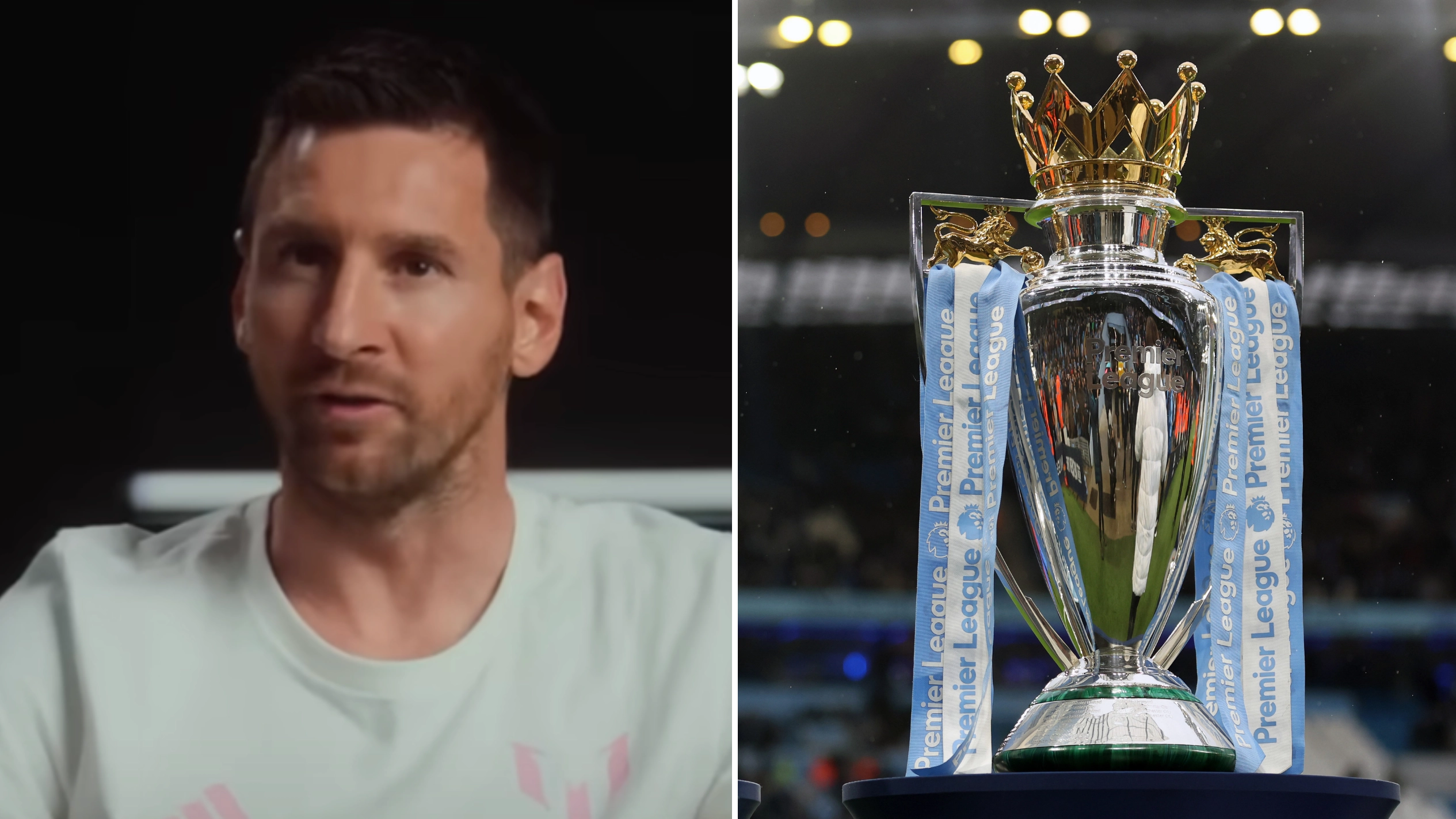 Lionel Messi didn't hesitate when naming the three best players in the Premier League