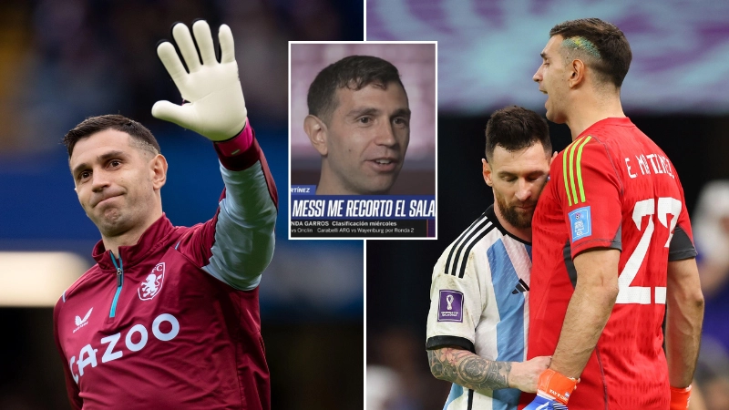 Emiliano Martinez has genius plan to bring Lionel Messi to Aston Villa that involves 'cutting his salary'