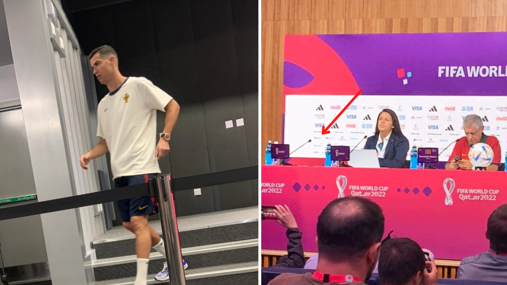 Cristiano Ronaldo's press conference lasted just 2 minutes and 12 seconds after Portugal win