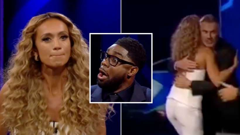 Jamie Carragher makes another awkward joke about Malik Scott on CBS Sports as Kate Abdo's reaction spotted