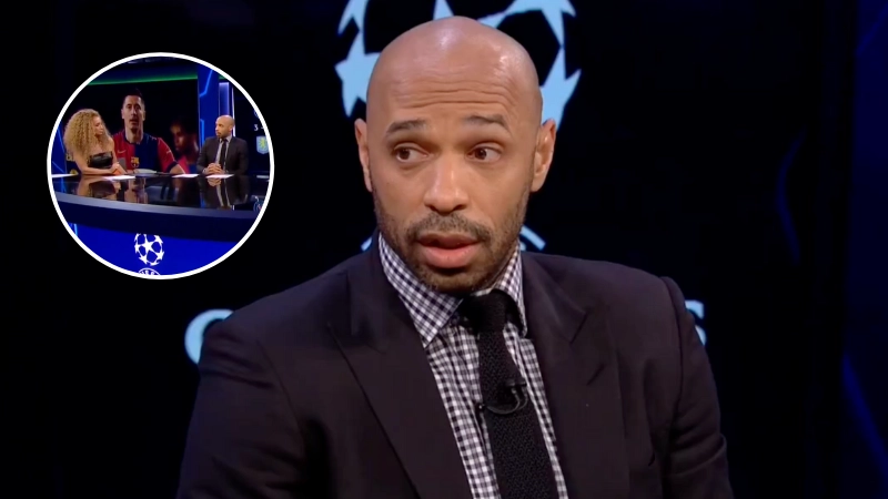 Thierry Henry stuns the CBS Sports panel after telling Kate Scott to 'stay in her lane'
