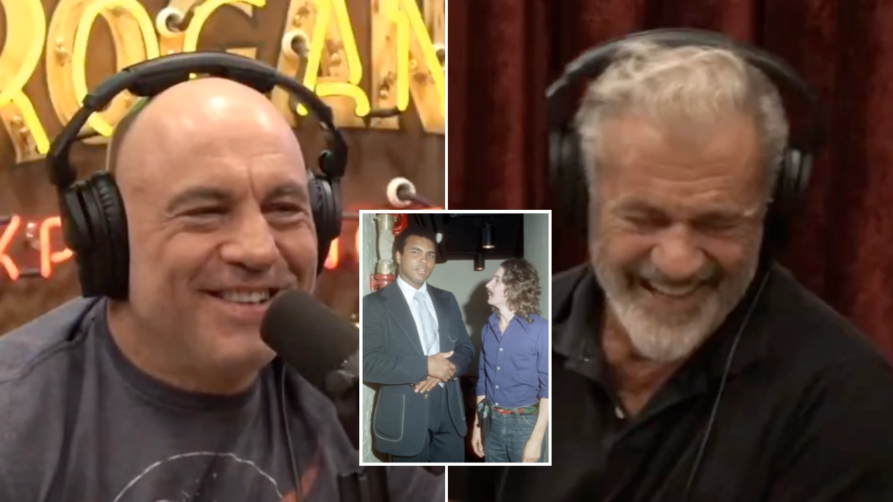 Mel Gibson reveals story about Muhammad Ali on Joe Rogan's podcast that he 'doesn't know if he's allowed to tell'