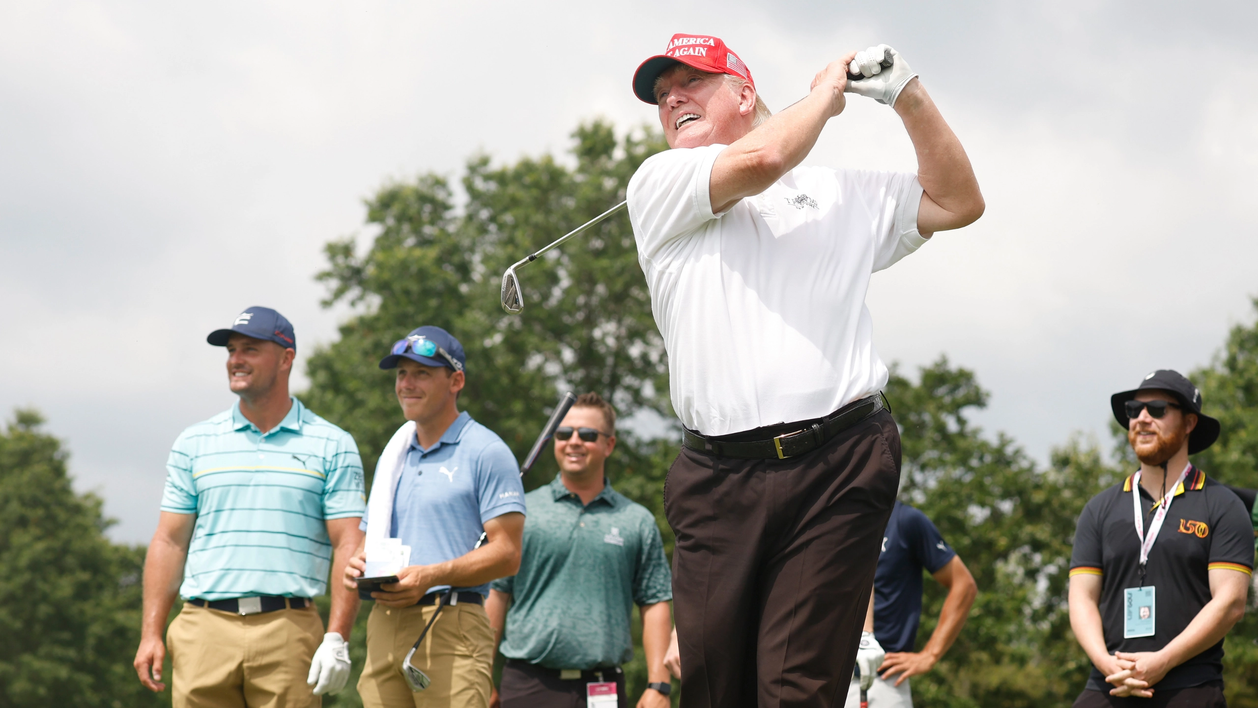 Bryson DeChambeau reveals what it's really like playing golf with Donald Trump amid 'cheating' claims