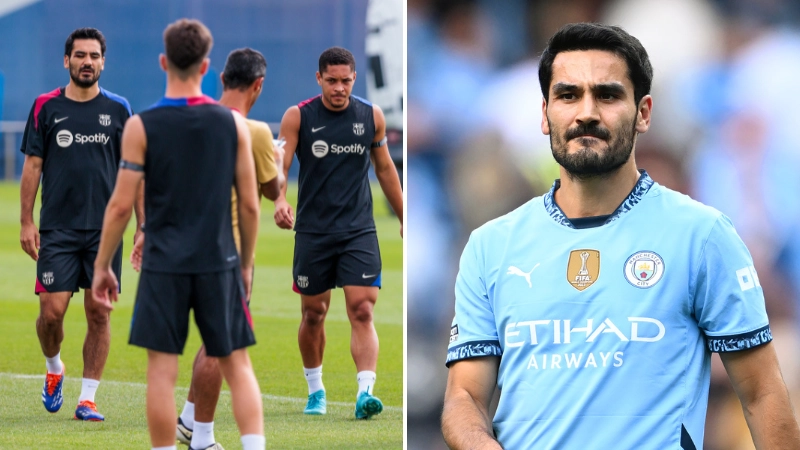 Ilkay Gundogan was 'disappointed' with two Barcelona teammates before deciding to move back to Man City