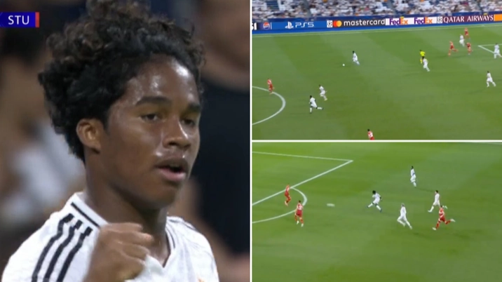 Endrick smashes Real Madrid record that's stood for 29 years on Champions League debut with outrageous goal